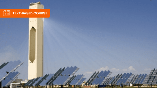 Concentrated Solar Power - Reducing Water Consumption