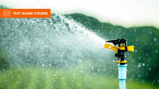 Design of Irrigation Systems