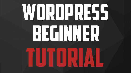 Wordpress Beginner Tutorial: Build Your First Website